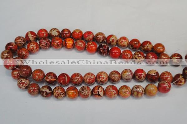 CDE495 15.5 inches 14mm round dyed sea sediment jasper beads