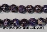 CDE696 15.5 inches 10mm round dyed sea sediment jasper beads