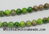 CDE82 15.5 inches 6mm round dyed sea sediment jasper beads