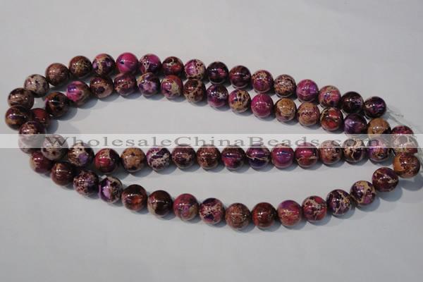 CDI697 15.5 inches 12mm round dyed imperial jasper beads