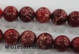 CDI823 15.5 inches 10mm round dyed imperial jasper beads wholesale