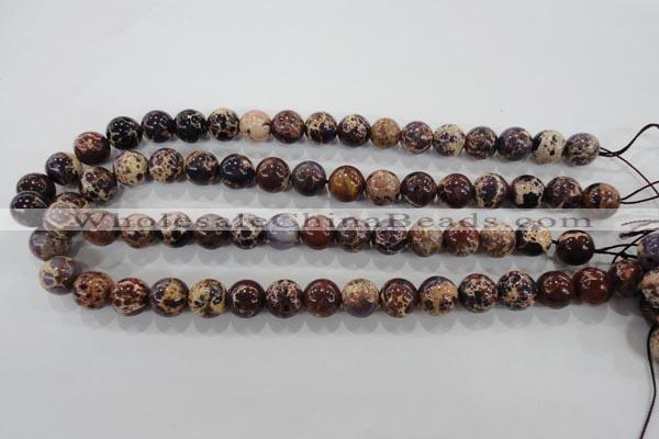 CDI844 15.5 inches 12mm round dyed imperial jasper beads wholesale