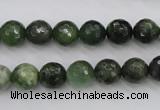 CDJ263 15.5 inches 10mm faceted round Canadian jade beads wholesale