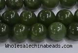 CDJ273 15.5 inches 10mm round Canadian jade beads wholesale