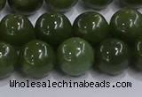 CDJ274 15.5 inches 12mm round Canadian jade beads wholesale