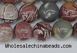 CDJ403 15.5 inches 10mm round sonoran dendritic jasper beads