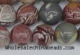 CDJ404 15.5 inches 12mm round sonoran dendritic jasper beads