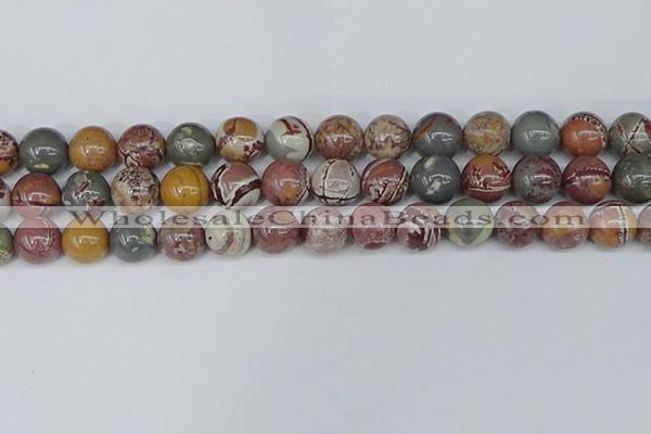 CDJ404 15.5 inches 12mm round sonoran dendritic jasper beads