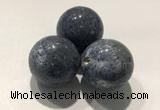 CDN1070 30mm round blue coral decorations wholesale