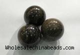 CDN1083 30mm round bronzite decorations wholesale