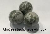 CDN1155 30mm round Mashan jade decorations wholesale