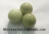 CDN1158 30mm round lemon jade decorations wholesale