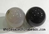 CDN1208 40mm round agate decorations wholesale