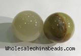 CDN1265 40mm round Afghanistan jade decorations wholesale