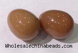 CDN1358 35*45mm egg-shaped red aventurine decorations wholesale