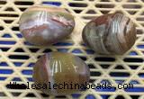 CDN317 30*40mm egg-shaped ocean agate decorations wholesale