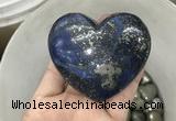 CDN42 65*70mm heart pyrite gemstone decorations