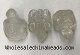 CDN430 28*45*22mm turtle white crystal decorations wholesale