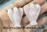 CDN471 30*40mm angel rose quartz decorations wholesale