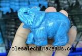 CDN513 33*65*45mm elephant imitation turquoise decorations wholesale