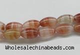 CDQ30 15.5 inches 6*10mm rice natural red quartz beads wholesale