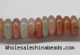 CDQ31 15.5 inches 4*14mm rondelle natural red quartz beads wholesale