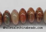 CDQ32 15.5 inches 10*18mm rondelle natural red quartz beads wholesale