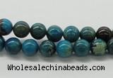 CDS06 16 inches 8mm round dyed serpentine jasper beads wholesale