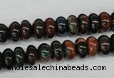 CDS196 15.5 inches 6*10mm rondelle dyed serpentine jasper beads