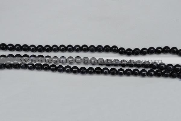 CDU101 15.5 inches 6mm round blue dumortierite beads wholesale