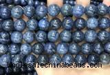 CDU355 15.5 inches 14mm round blue dumortierite beads wholesale