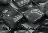 CEE17 15.5 inches 20*20mm diamond eagle eye jasper beads wholesale