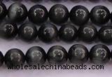 CEE502 15.5 inches 8mm round AAA grade green eagle eye jasper beads