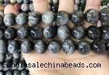 CEE545 15.5 inches 14mm round eagle eye jasper gemstone beads