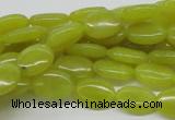 CEJ05 15.5 inches 10*14mm oval lemon jade beads wholesale