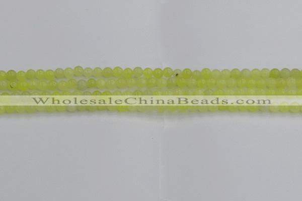 CEJ200 15.5 inches 4mm round lemon jade beads wholesale