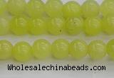 CEJ201 15.5 inches 6mm round lemon jade beads wholesale