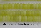 CEJ210 15.5 inches 2*4mm rondelle lemon jade beads wholesale