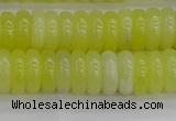 CEJ212 15.5 inches 3*8mm rondelle lemon jade beads wholesale