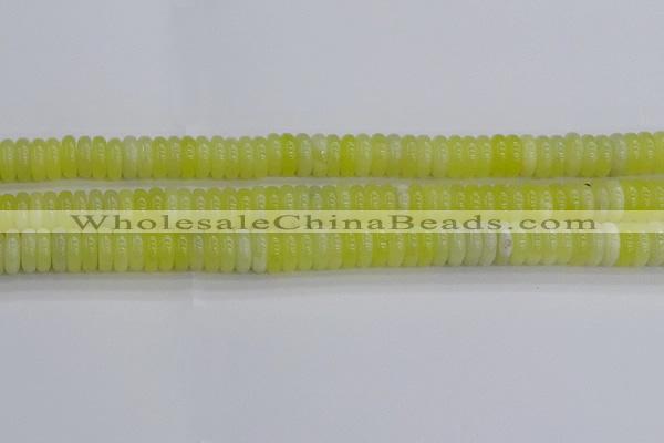 CEJ212 15.5 inches 3*8mm rondelle lemon jade beads wholesale