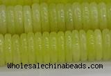 CEJ213 15.5 inches 2*10mm rondelle lemon jade beads wholesale