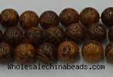 CEJ301 15.5 inches 6mm round elephant skin jasper beads wholesale