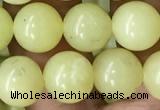 CEJ353 15.5 inches 10mm round lemon jade beads wholesale