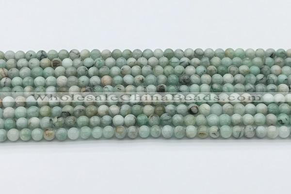 CEM50 15.5 inches 4mm round emerald gemstone beads wholesale