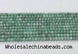 CEM55 15.5 inches 4mm round emerald gemstone beads wholesale