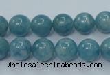 CEQ04 15.5 inches 10mm round blue sponge quartz beads wholesale