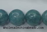 CEQ08 15.5 inches 18mm round blue sponge quartz beads wholesale