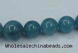 CEQ10 15.5 inches 8mm - 18mm round blue sponge quartz beads wholesale