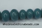 CEQ30 15.5 inches 7*10 – 15*20mm rondelle blue sponge quartz beads