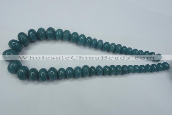 CEQ30 15.5 inches 7*10 – 15*20mm rondelle blue sponge quartz beads